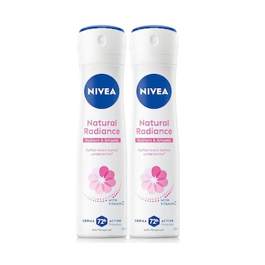 Nivea Deom Spray For Women Natural Radiance Witch Vitamin C, 150mlx2 Pieces