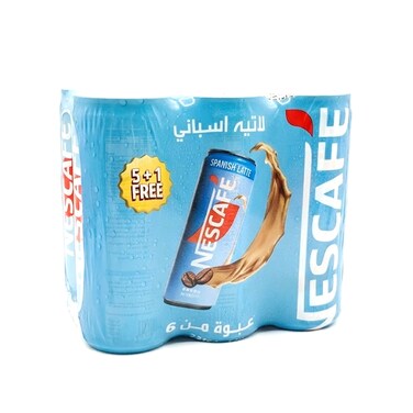 Nescafe Spanish Latte On The Go 225mlx6 Pieces
