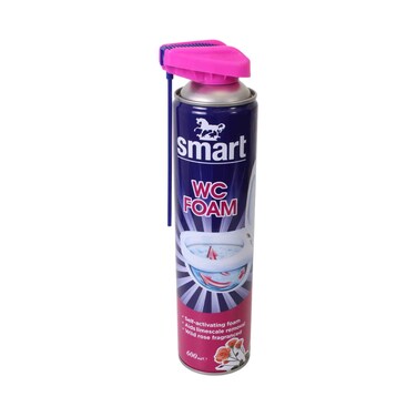 Smart Foam Spray Bathroom Cleaner Wild Rose 600ml