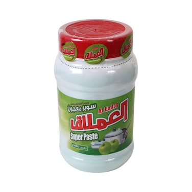 معجون غسيل الأطباق الأبيض من الإملاك برائحة التفاح 1 كجم