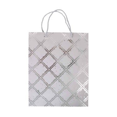 Grid Gift Bag Medium 26x10x32