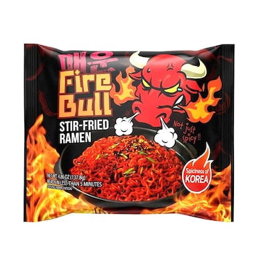 Fire Bull Stir Fried Ramen Noodles 137.8g