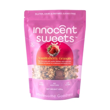 Innocent Sweets Vegan VanillaBerry Granola 450g