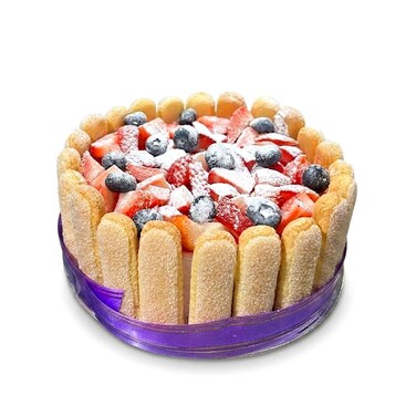 كعكة شارلوت بالفراولة