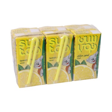 مشروب ليمون صن توب 125 مل × 6 قطع