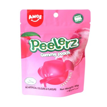 Amos Peelerz Gummy Peach 65g