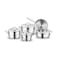 Korkmaz Astra2 Stainless Steel Cookware Set 9 Pieces