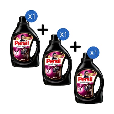 Persil Abaya Elegance Wash Shampoo Abaya Liquid Detergent For Black Colour Protection 0.9l + 2 Pieces