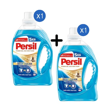 Persil Oud Gel Laundry Detergent Liquid With Deep Clean Plus Technology 2.5l + 1 Piece
