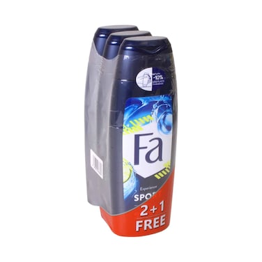 Fa Shower Gel Sport 250mlx3 Pieces