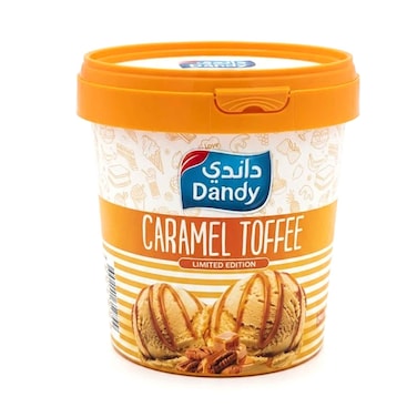 Dandy Caramel Toffee Limited Edition Semi Ice Cream 1l