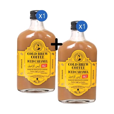 Hasan Efendi Cold Brew Coffee Iced Caramel 190ml + 1 Piece