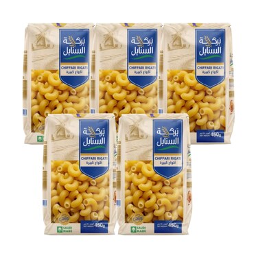 Barakah Al Sanabil Chiffari Rigate Pasta 450gx5 Pieces