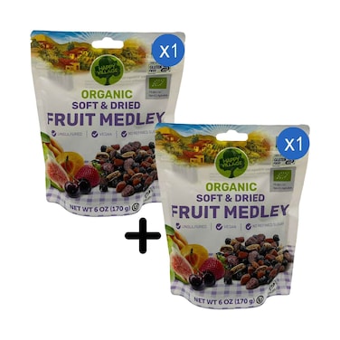 Happy Village Soft &amp; Dried Fruit Medley 170g + 1 Piece
