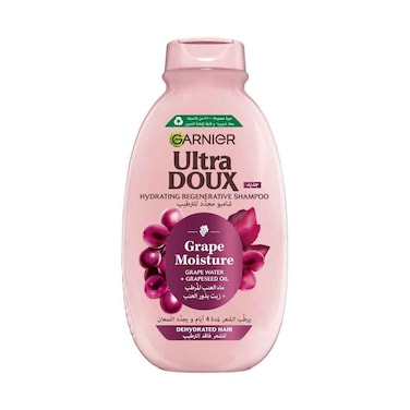 Garnier Ultra Doux Hydrating Regenerative Shampoo With Grape Moisture 400ml