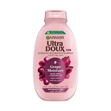 Garnier Ultra Doux Hydrating Regenerative Shampoo With Grape Moisture 600ml