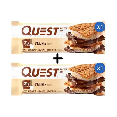 Quest S'mores Protein Bar 60g + 1 Piece