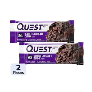 Quest Doublt Chocolate Chunk Protein Bar 60g x2 Pieces
