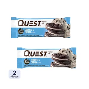Quest Cookies And Cream Protein Bar 60g x2 Pieces