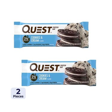 Quest Cookies And Cream Protein Bar 60g x2 Pieces