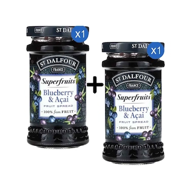 St. Dalfour Superfruits Blueberry &amp; Acai 170g + 1 Piece