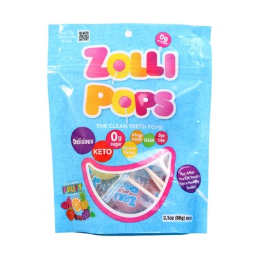 Zolli Pops Clean Teeth Candy Fruit 87g