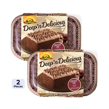 Mc Cain Deep&rsquo;n Delicious Frozen Chocolate Cake 510g x2 Pieces