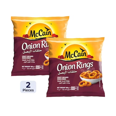 McCain Onion Rings 400g x2 Pieces
