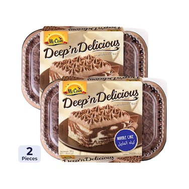 McCain Deep 'n' Delicious Marble Cake 510g x2 Pieces