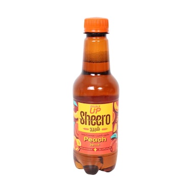 Double Up Sheero Non Alcoholic Peach Malt Drink 350ml