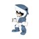 Super Masked Stretch Tech Figure - Jaw Boy