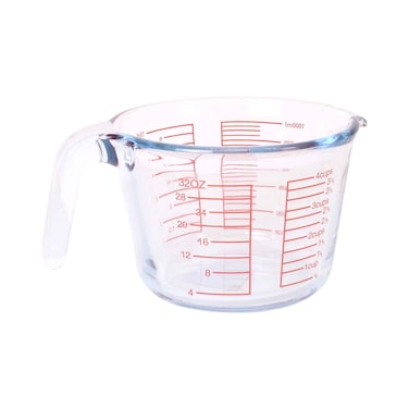 Royal Blue Glass Measuring Jug 1000ml