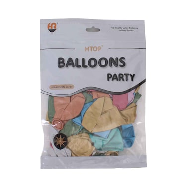 HTOP Latex Party Balloons C12 Set 25 Pieces