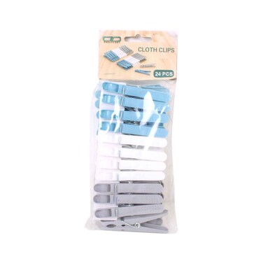 Abelplast Plastic Cloth Clip Set 24 Pieces