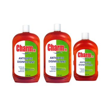 Charm m Antiseptic Disinfectant 750ml x2 + 500ml