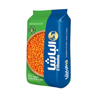 الباشا كيس عدس أحمر مجروش 800 جرام