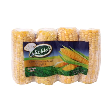Chefdor 4 Ears Of Corn On The Cob