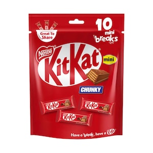 Nestle Kitkat Chunky Mini Chocolate Pouch 160g