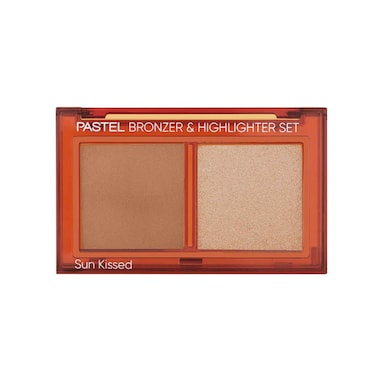 Pastel Bronzer &amp; Highlighter Set &ndash; Sun Kissed 01