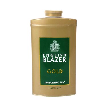 English Blazer Gold Deodorising Talc Powder 150g