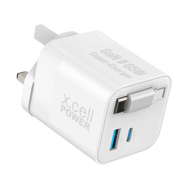 XCELL CHARGER GANII-CBL-1C1A WHT