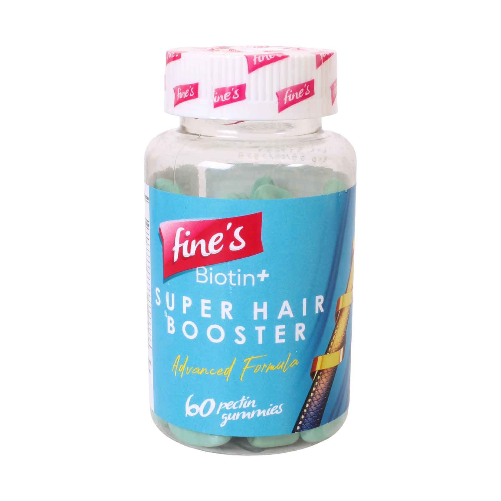Fine's Biotin + Super Hair Booster Advanced Formula 60 Pectin Gummies