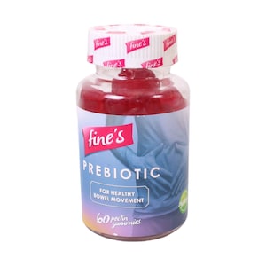 Fine's Prebiotic For Healthy Bowel Movement 60 Pectin Gummies