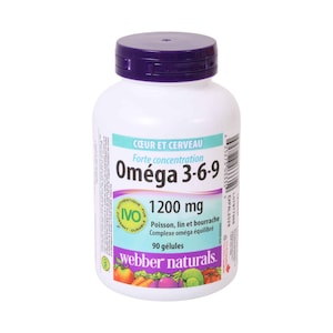 Webber Naturals Omega 3-6-9 1200mg