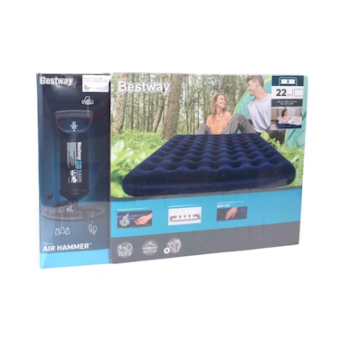 سرير بيست واي الهوائي بحجم كينج 2.03 متر + مضخة يدوية