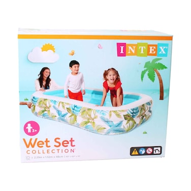 Intex Tropical Swim Centre Family Pool 2.29mx1.52mx48cm