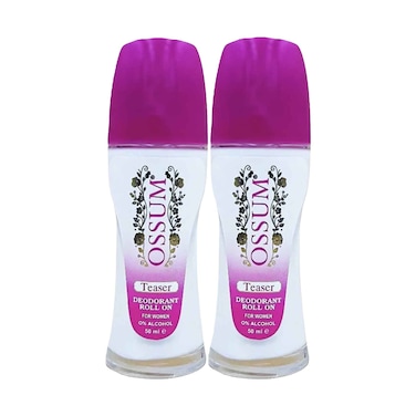 Ossum Teaser Deodorant Roll On 50mlx2 Pieces