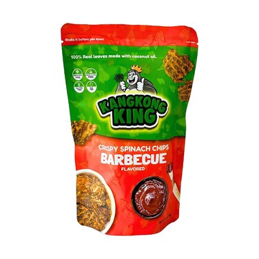 Kangkong King Crispy Spinach Chips Barbecue Flavored 60g