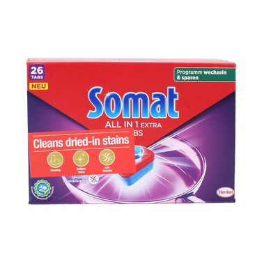 أقراص غسيل الأطباق سومات الكل في واحد، 26 قرصًا
