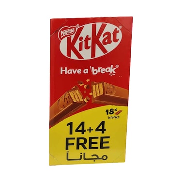 Nestle Kitkat 4 Finger Chocolate Wafer 17.7gx18 Pieces